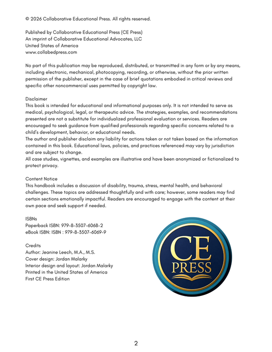 Early Childhood Foundations Handbook