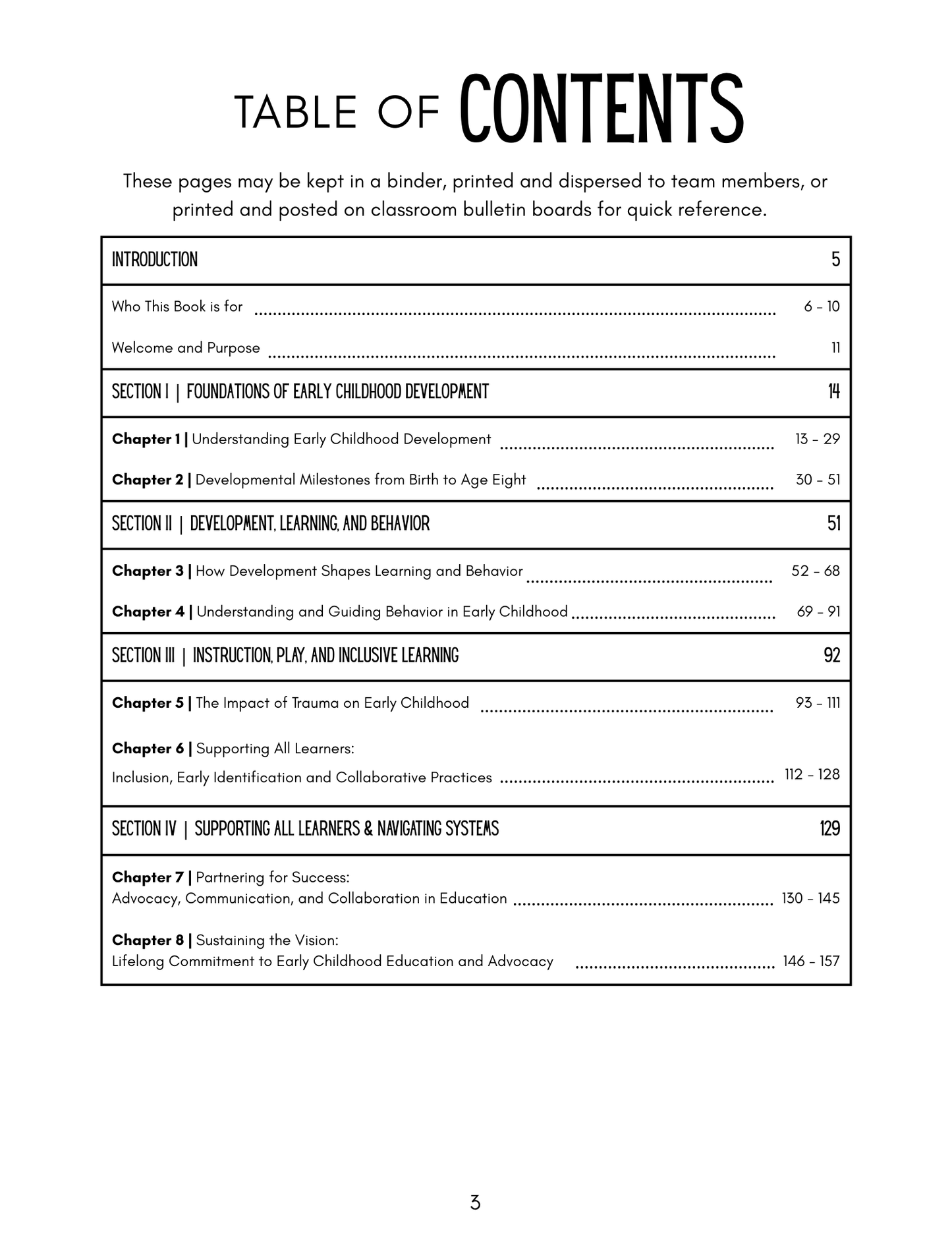 Early Childhood Foundations Handbook