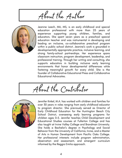 Early Childhood Foundations Handbook