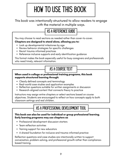Early Childhood Foundations Handbook